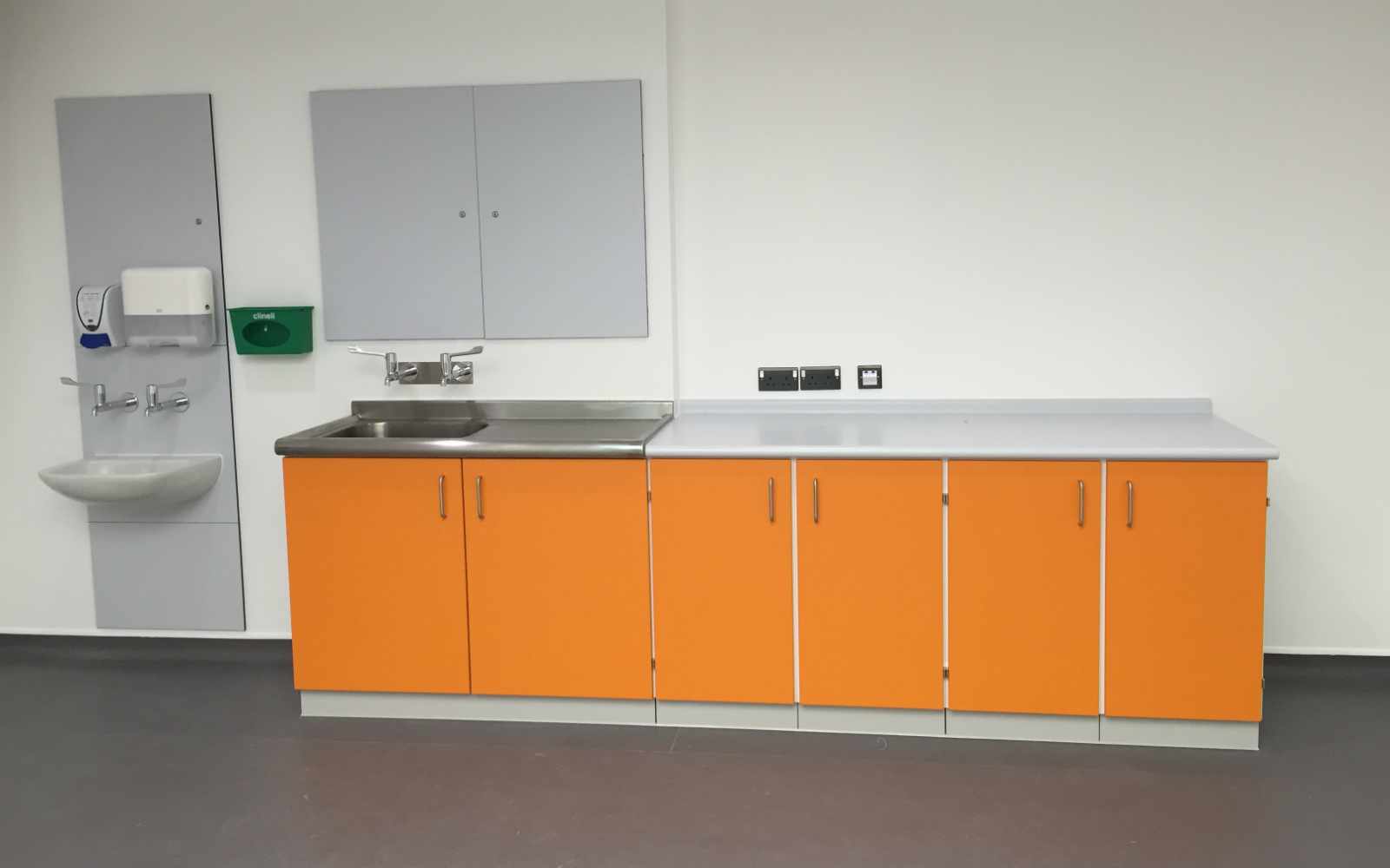 Fitted healthcare furniture for Mortimer Market sexual health clinic