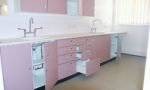 Wells Hospital Chose Pink Door Fronts In Some Rooms