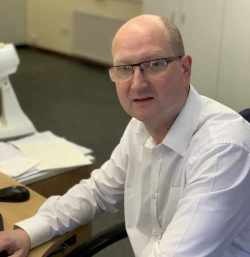 Carl Harrison celebrates 20 years with David Bailey Furniture Systems