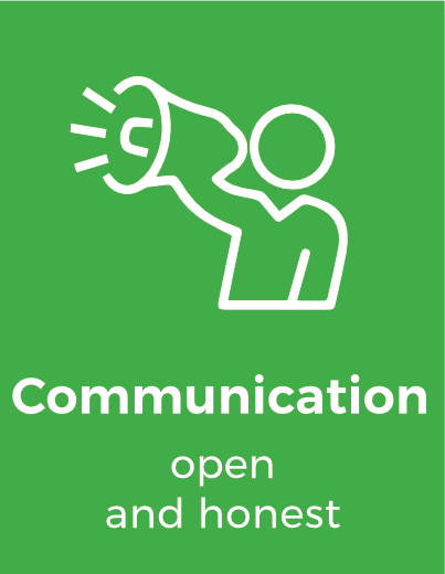 Communication - open and honest