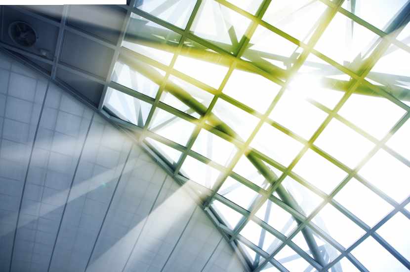 Skylights and large windows - biophilic architecture and design